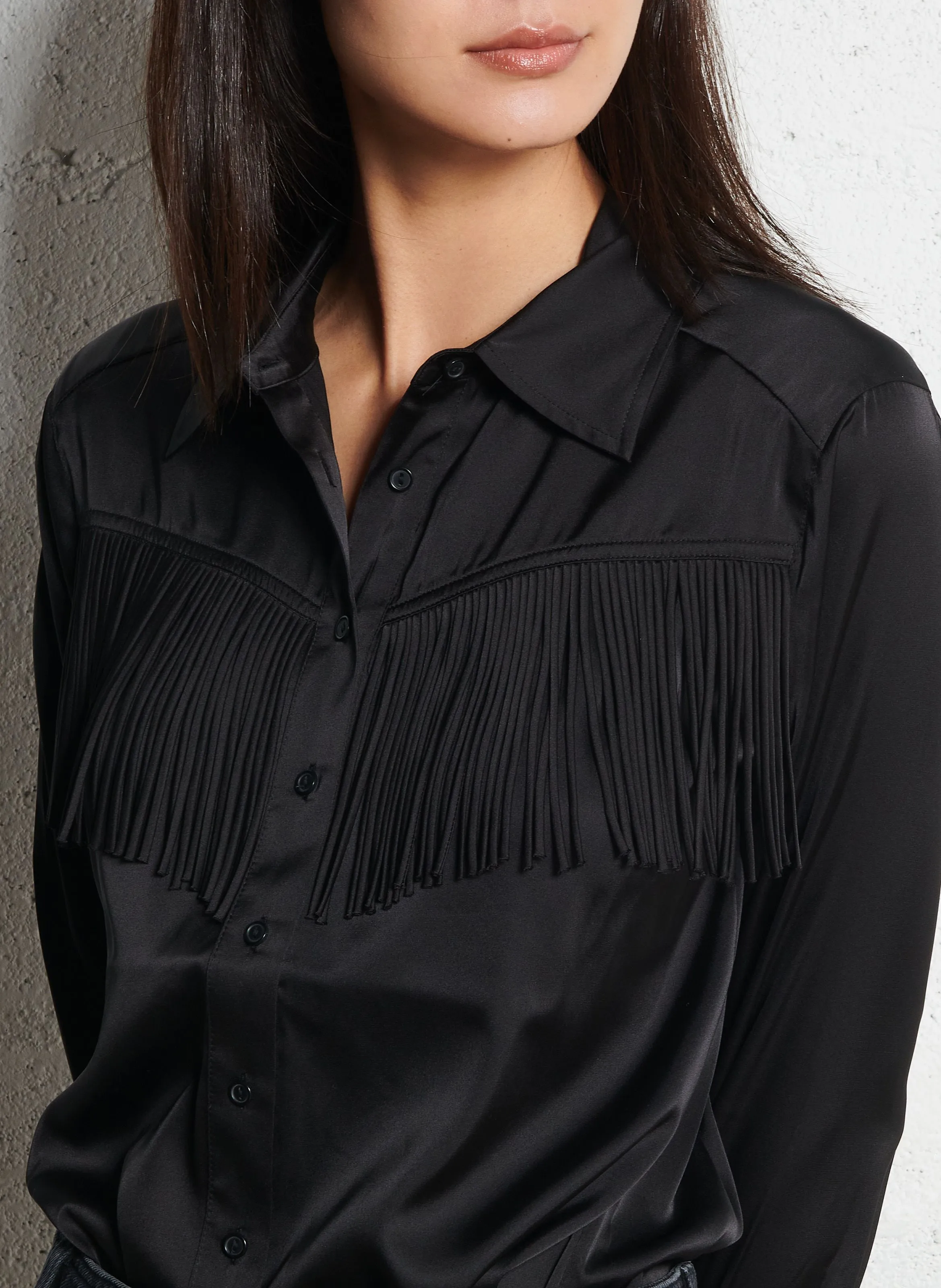  BERENICE   CASSIE - Camicia colletto classico | Nero