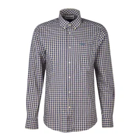 Camicia Uomo Barbour Merryton Tailored Beige / Blu