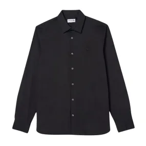 Camicia Uomo Lacoste Colletto Francese Nero