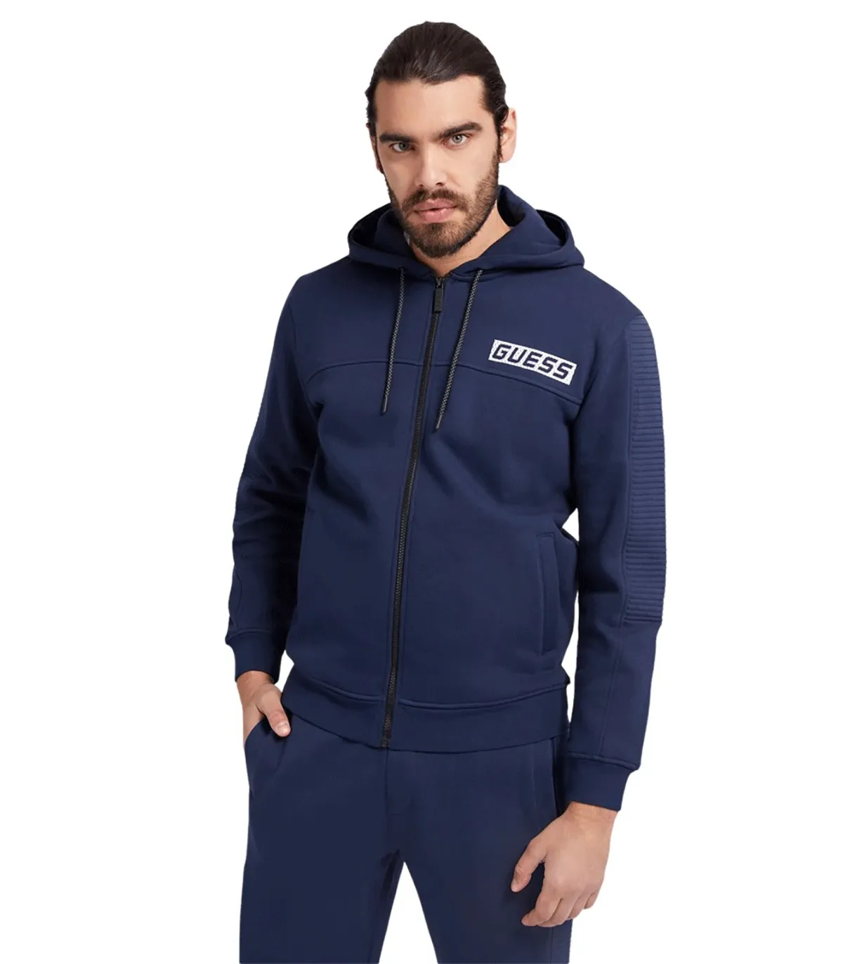 Felpa full zip Uomo Guess