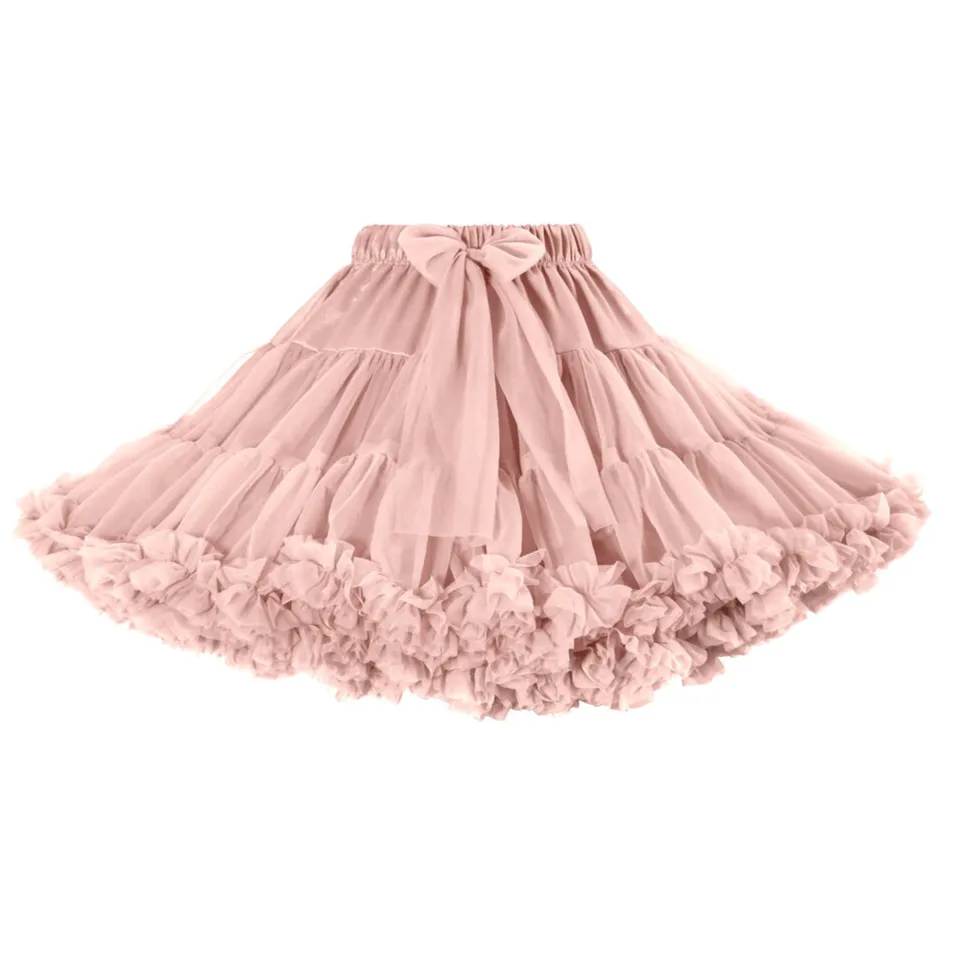 Gonna Ampia in Tulle Venetian Pink