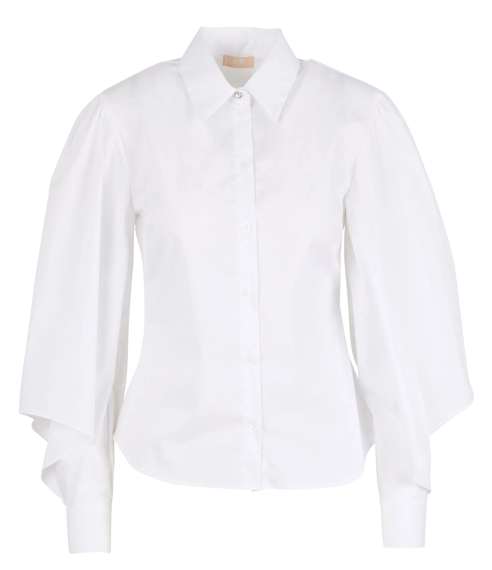  LIU JO   Camicia con tagli in misto cotone | Bianco