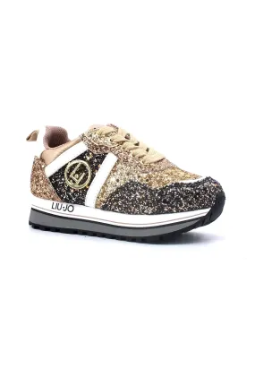 LIU JO Wonder 604 Sneaker Bimbo Gold 4F3301TX007