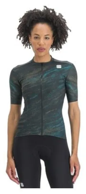 Maglia Sportful Cliff Supergiara a manica corta Blu/Khaki