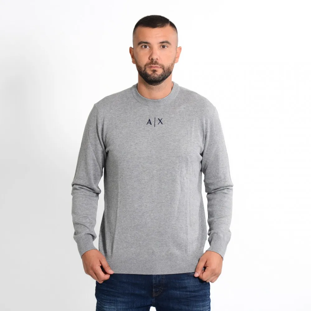 Maglione girocollo logo Armani exchange