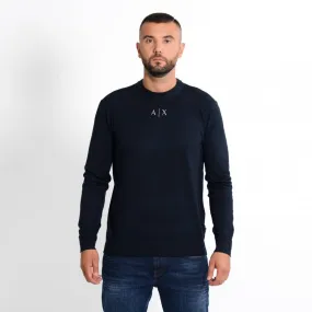 Maglione girocollo logo Armani exchange