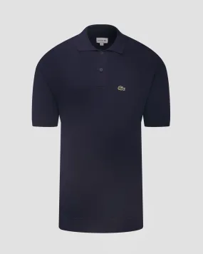 Maglione polo blu scuro da uomo Lacoste AH7642 ah7642-423