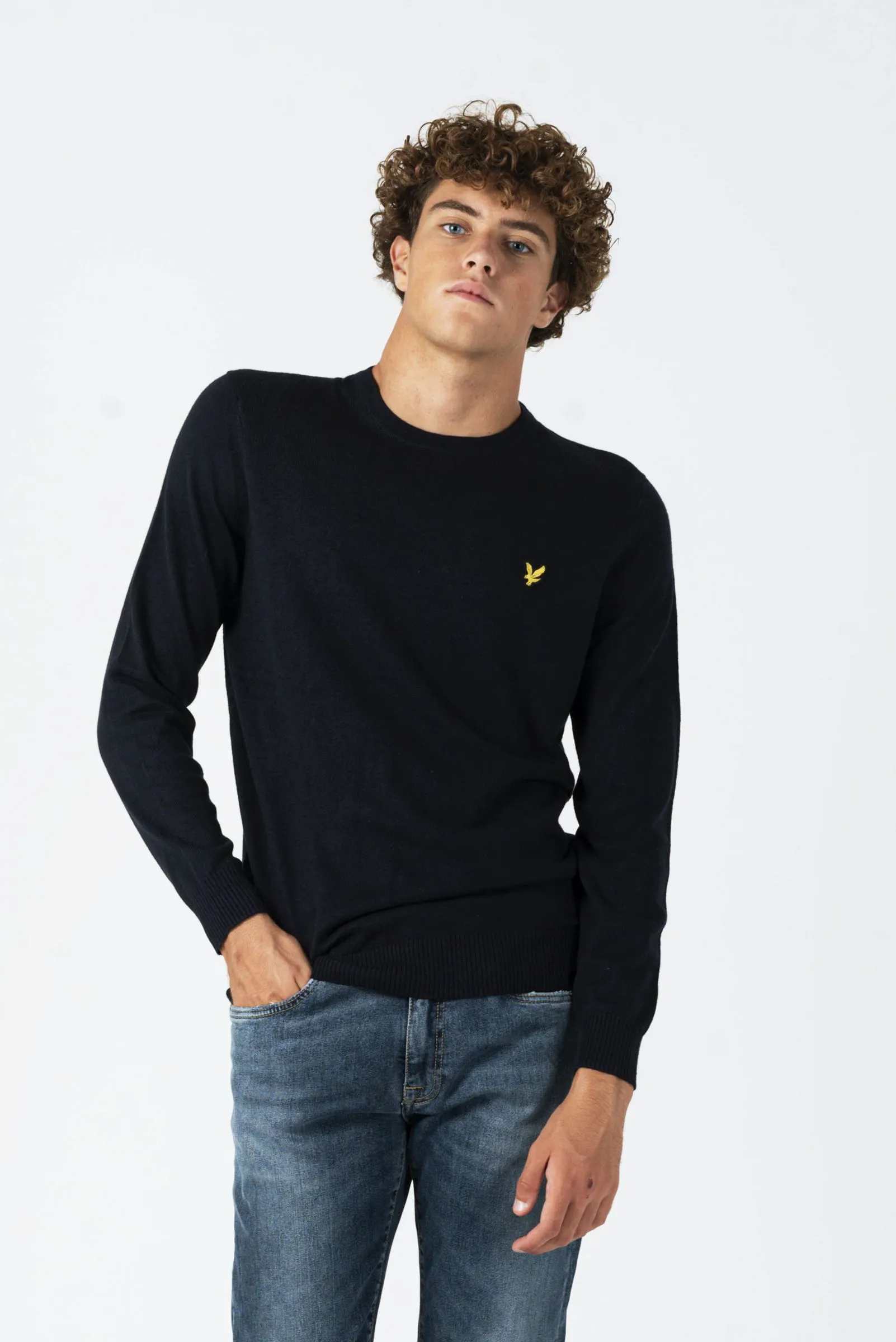 MAGLIONE UOMO LYLE & SCOTT DARK NAVY