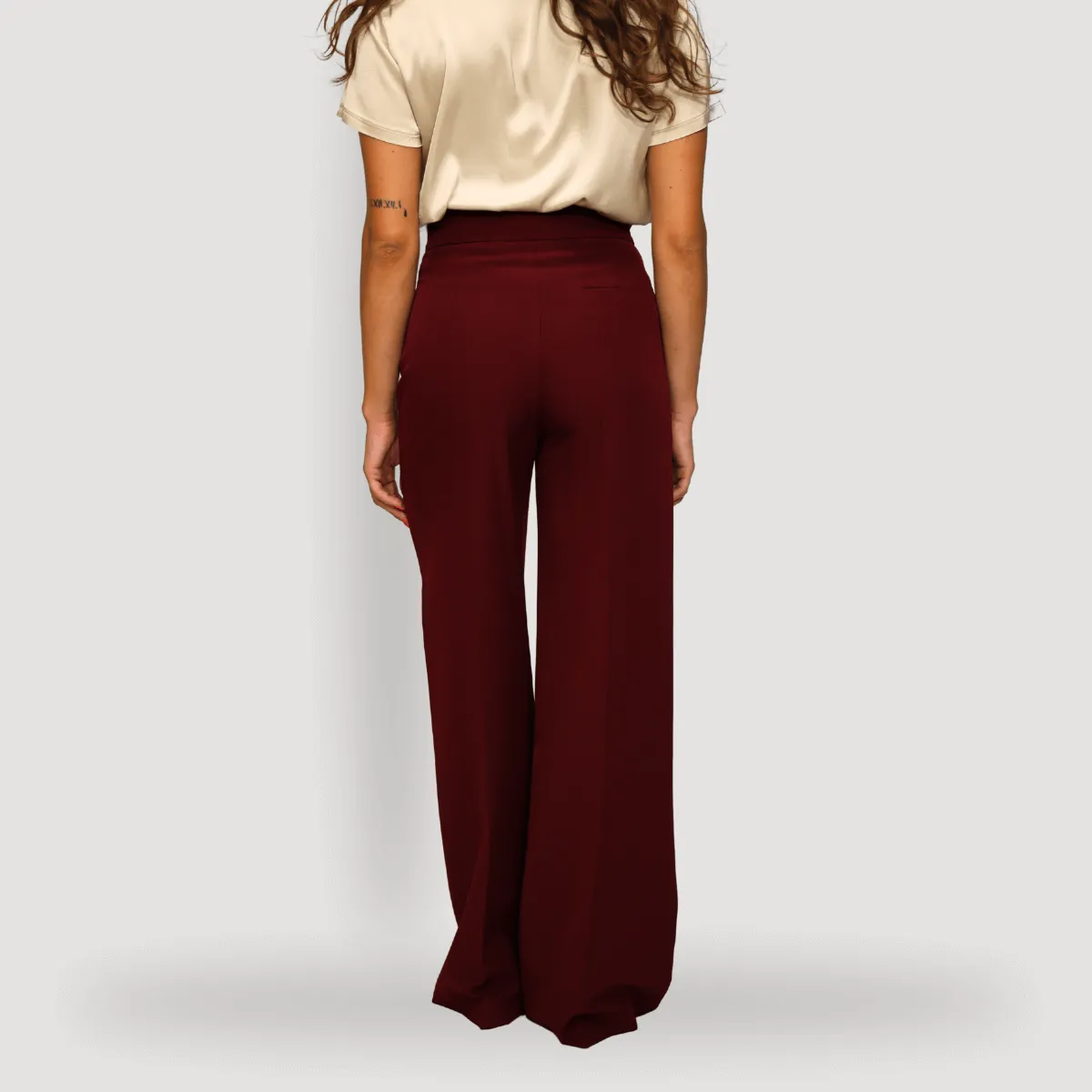 MARYLEY PANTALONE 24IB680-504 BORDEAUX  