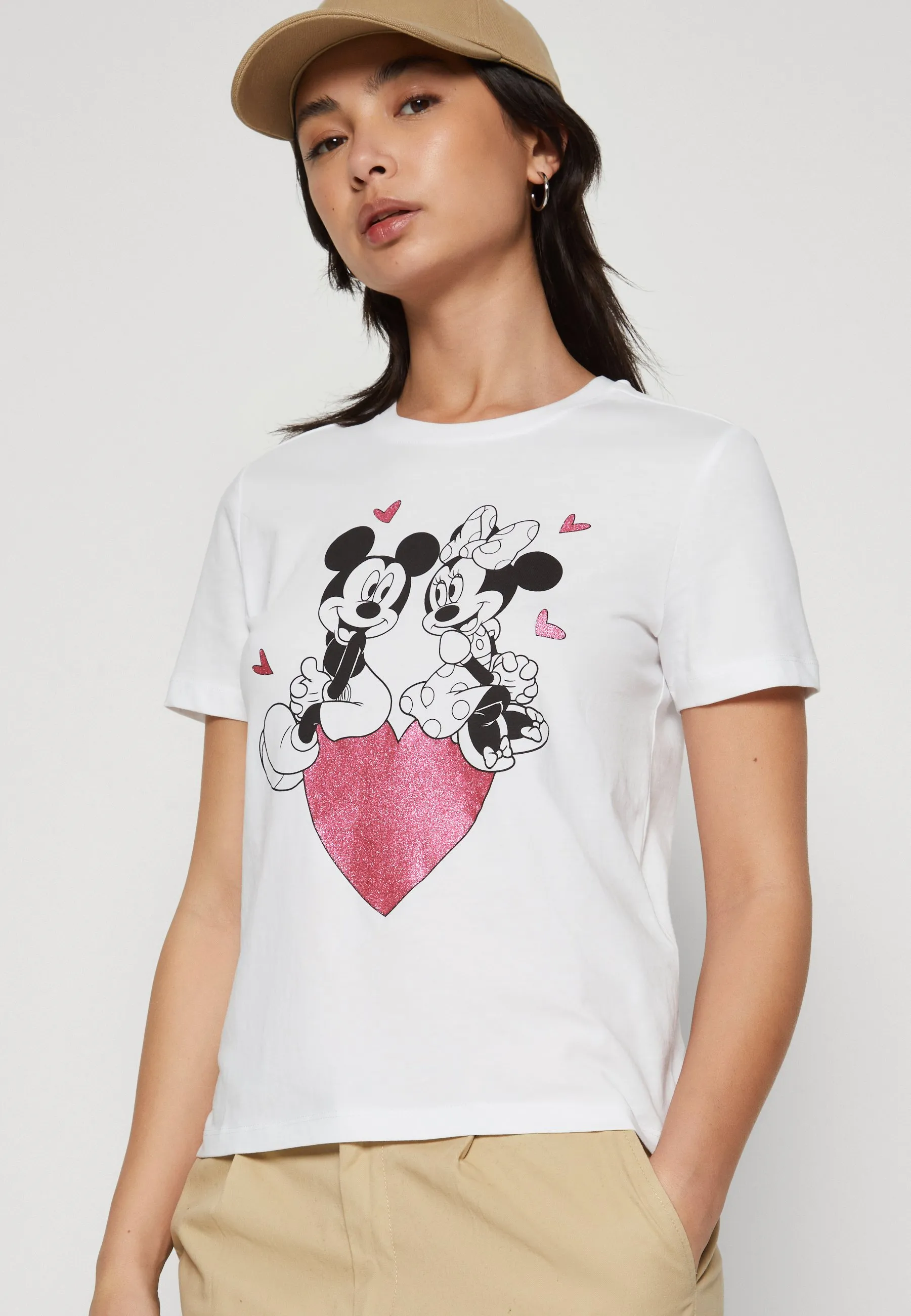 ONLMICKEY LIFE VALENTINE - T-shirt con stampa