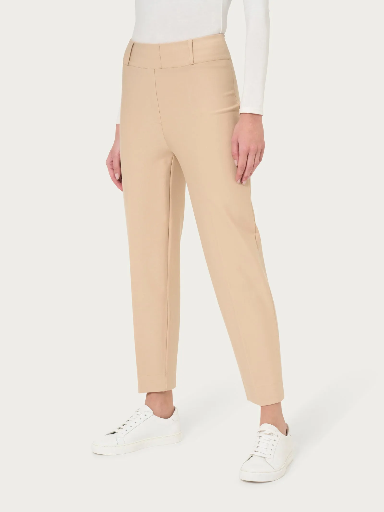 Pantalone a carota in Compact  - Irish Cream