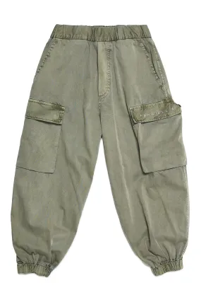 Pantalone cargo verde per bambini