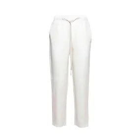 Pantalone Joke dritto in lino bianco Barba