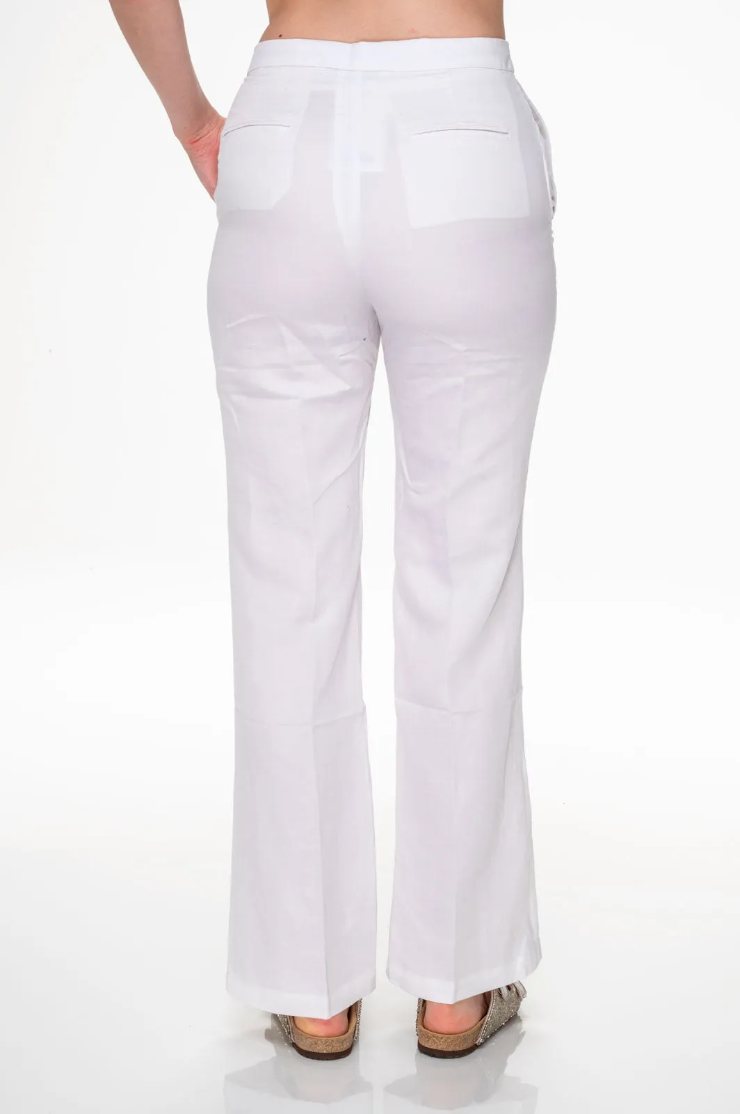  Since're Paris Pantalone Since're Paris bianco misto lino  