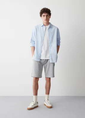 Sweatshirt Bermuda shorts with pocket