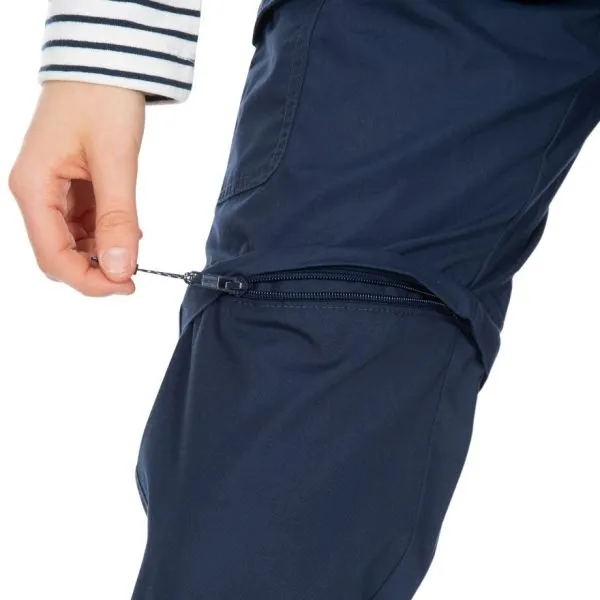 TRESPASS RAMBLER CONVERTIBLE Navy pantalone convertibile donna in misto cotone